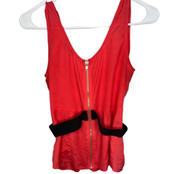 Love Tree Salmon Orange Blouse, Small - Picture 3 of 4